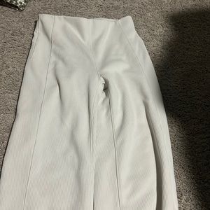 COPY - Ribbed softstreme flare zip pants